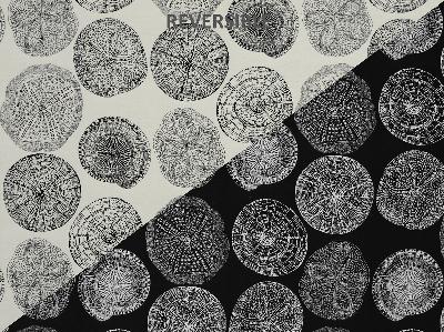 I Need A Dollar 963 Black Pearl Black COTTON  Blend Fire Rated Fabric Sea Shell  Beach  Fabric
